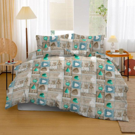 Bavlnené posteľné obliečky heart 4-dielne