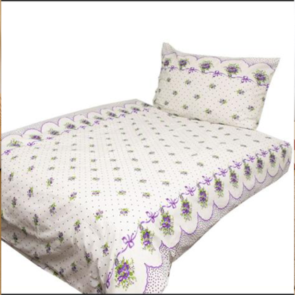 Bavlnené posteľné obliečky flowers 4-dielne