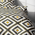 Bavlnené posteľné obliečky 2-dielne geometrická G-603 – Obrázok 2