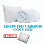 Sada (biela): Paplón a Vankúš DeLuxe Ponuka