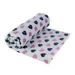 Plyšová deka so srdiečkovým vzorom – Obrázok 2