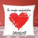 Obliečky na vankúše srdca 45x45 cm T-224