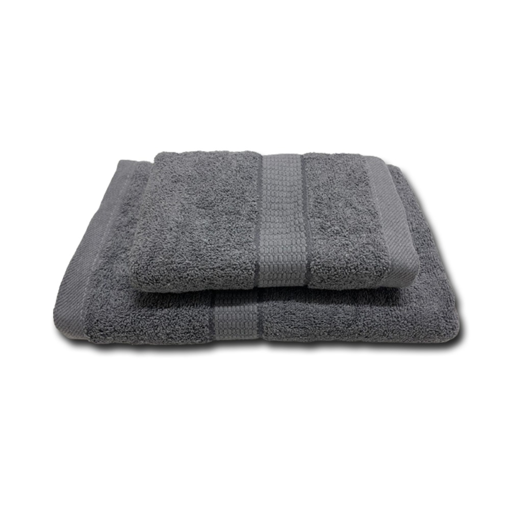 grey Osuška Uterák set šedá 70x140 B-602 – Obrázok 1