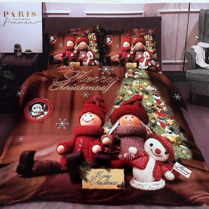 Posteľné obliečky Vianoce veselé Vianoce 7-dielna Sada ST3334