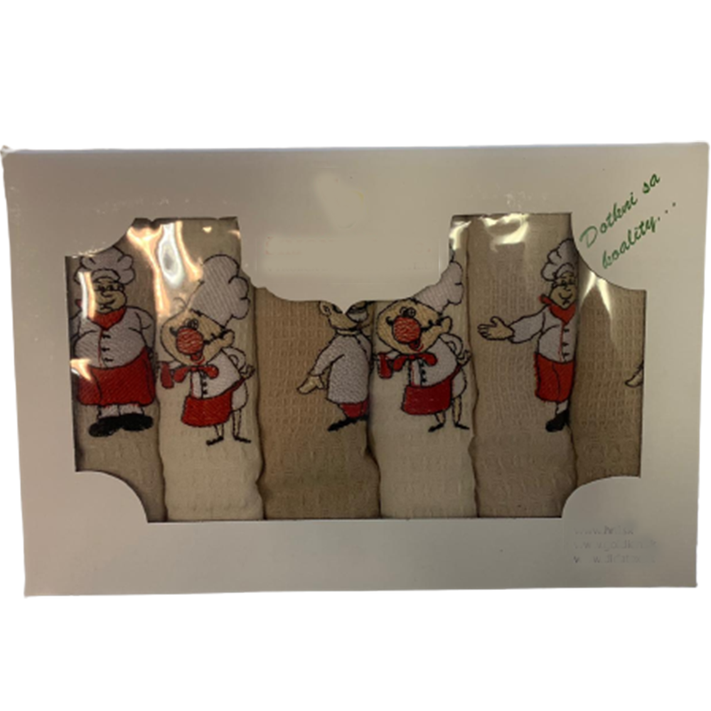 4 Kuchynské utierky set 6 ks T55554 – Obrázok 1