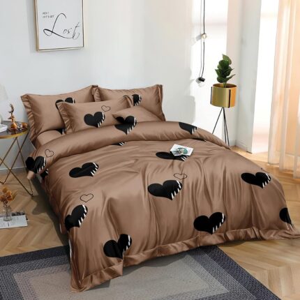 Bavlnené obliečky 7-dielna sada nová Hearts H6525