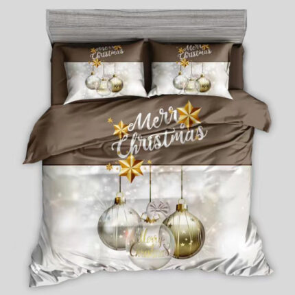 Vianočné Bavlnené Obliečky 7-dielna Sada V711
