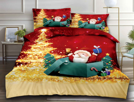 Vianoce obliečky 3-dielna Sada happy day hd4523