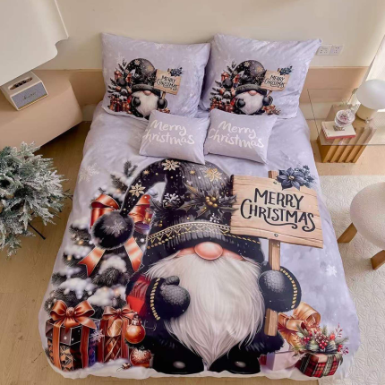 Bavlnené obliečky vianočné santa claus 7-dielna sada C80031