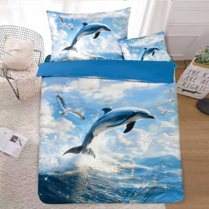 Posteľné obliečky nové delfín 3-dielna Sada