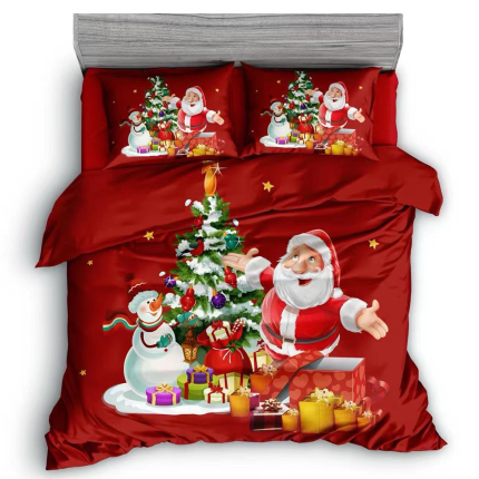 bavlnené obliečky vianoce happy 3-dielna Sada C58285