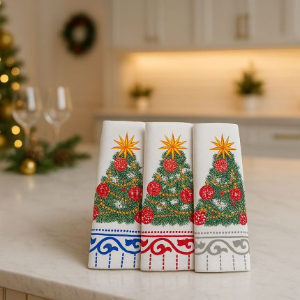 Vianočné kuchynské utierky – 3 k 110254