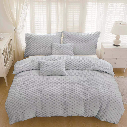 mikroplyš 7-dielna posteľná bielizeň nový M96624