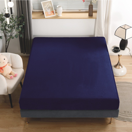 Mikroplyšová plachta (tmavomodrá)