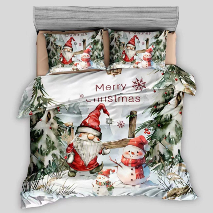 Bavlnené obliečky nové Luxus vianočný 7-dielna sada C7M6750