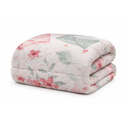 Zimný paplón Rose Garden 140x200 cm – jemný kvetinový dizajn, hrejivý a mäkký