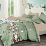 Luxus kvety záhrada – 7-dielna posteľná súprava